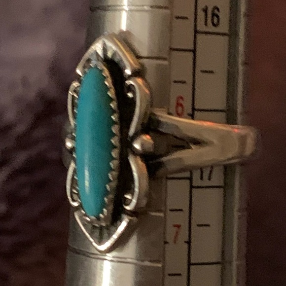 Navajo Turquoise Ring - Picture 3 of 8